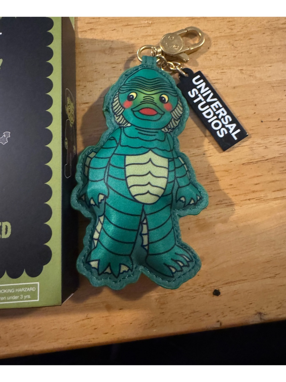 Universal x Whatever! Makes you Happy Creature Monster Padded Bag Charm Keychain - Picture 2 of 2